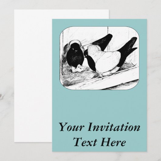 Nonnen 1980 einladung (Vorne/Hinten)