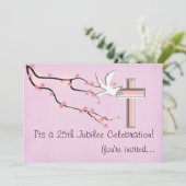 Nonnen 25. Jubiläum - Einladungen (Stehend Vorderseite)