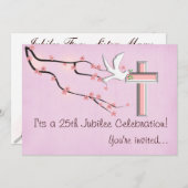 Nonnen 25. Jubiläum - Einladungen (Vorne/Hinten)