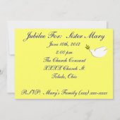 Nonnen 25. Jubiläum - Einladungen (Rückseite)