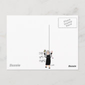 Nonnen 50. Jubiläum - Geschenke für Blumendesign Postkarte (Rückseite)