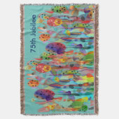 Nonnen 75. sechzigjähriges Jubliäum gesponnenes Decke (Vorderseite Vertikal)