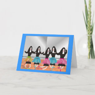 Nonnen Ballerina Geschenke Karte
