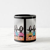 Nonnen-Ballerina-Geschenke Zweifarbige Tasse (Mittel)