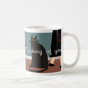Nonnen "Denken Sie an Sie" Karten & Geschenke-Katz Kaffeetasse