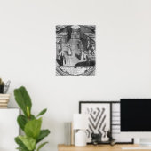 Nonnen, die den Patienten im Poster (Heimbüro)