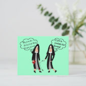 Nonnen "Extreme Irritation" Geschenke Postkarte (Stehend Vorderseite)