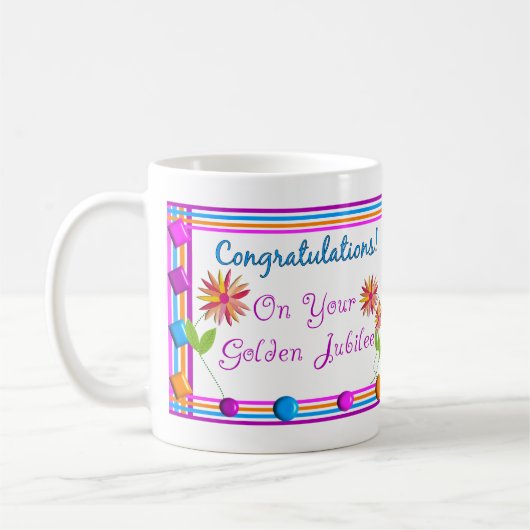 Nonnen-goldene Jubiläum-Geschenke Kaffeetasse (Links)