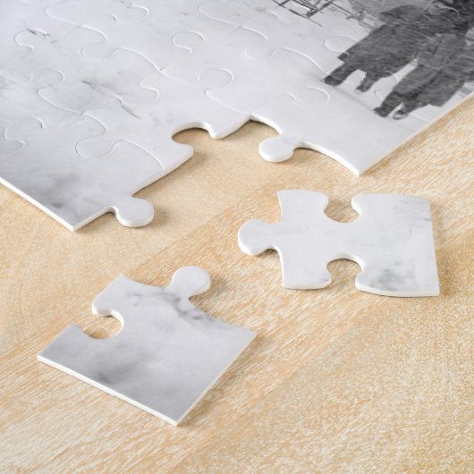 Nonnen im Schnee Puzzle (Seite)