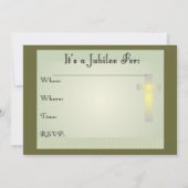 Nonnen-Jubiläum-Einladungen Einladung (Rückseite)