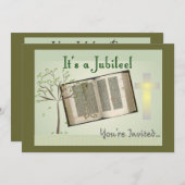 Nonnen-Jubiläum-Einladungen Einladung (Vorne/Hinten)