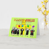 Nonnen-Jubliäum-75. Dienstjahr Karte (Gelbe Blume)