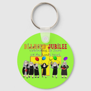 Nonnen-Jubliäum-75. Dienstjahr Schlüsselanhänger