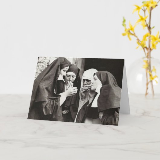 Nonnen Karte (Gelbe Blume)