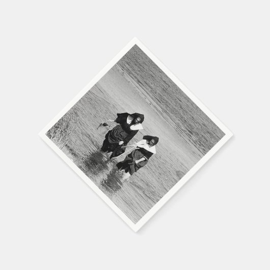 Nonnen klammern auf Long Island Serviette (Ecke)