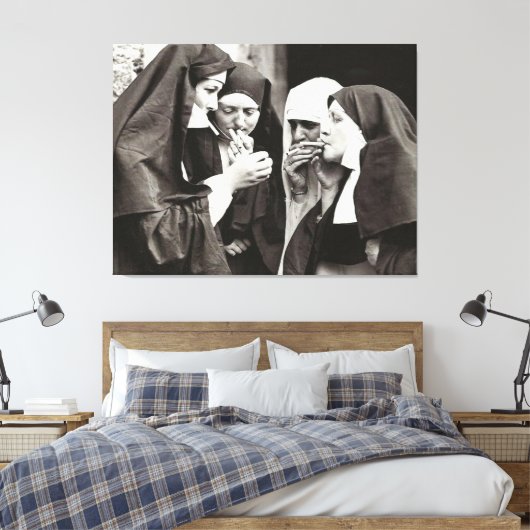 Nonnen Leinwanddruck (Insitu (Schlafzimmer))