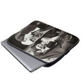 Nonnen Rauchen Vintage Fotografie Laptopschutzhülle (Vorne Knopf)