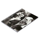 Nonnen Rauchen Vintage Fotografie Notizblock (Linke Seite)