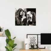 Nonnen Rauchen Vintage Fotografie Poster (Heimbüro)