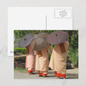 Nonnen sammeln Almen Postkarte (Vorne/Hinten)