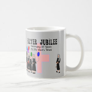 Nonnen-silbernes Jubiläum-Geschenke Kaffeetasse