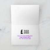 Nonnen-Spaß-Wortspiel, katholischer Karte (Innenseite)