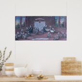 Nonnen unterrichten junge Mädchen Poster (Küche)