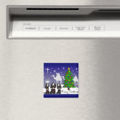 Nonnen Weihnachtskarten "Frohe Weihnachten" Magnet (In Situ (Geschirrspüler))