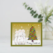 Nonnen Weihnachtskarten und Geschenke Künstlerisch Feiertagspostkarte (Stehend Vorderseite)