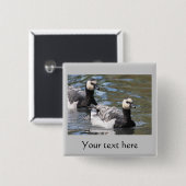 Nonnengans Button (Vorne & Hinten)