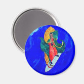 Nonnenmagnet Magnet (Vorderseite/Rückseite)