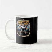 Nonne's Funny Comic Page Art Lover Sticker Kaffeetasse (Links)
