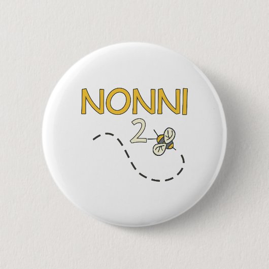 Nonni 2 Biene Button (Vorderseite)