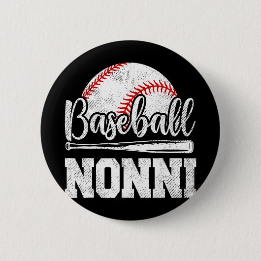 Nonni Baseball Player Game Day Mother#39; #39;s Da Button (Vorderseite)
