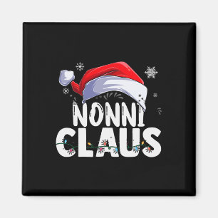 Nonni Claus Xmas Familie Matching Oma Funny Chr Magnet