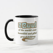 Nonni der begabten Enkelkinder Tasse (Links)