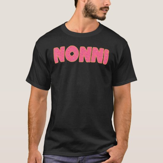 Nonni Donut Großmutter Doughnut Party T-Shirt (Vorderseite)