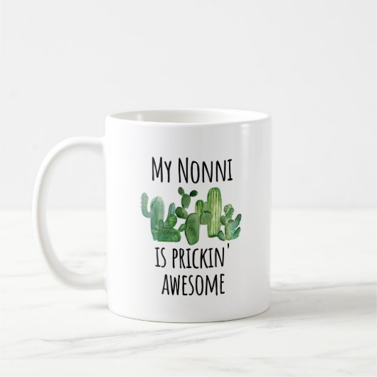 Nonni Gift Italienisch Großmutter Grandma Geschenk Kaffeetasse (Links)