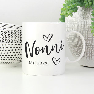 Nonni Jahr gegründete Oma Kaffeetasse