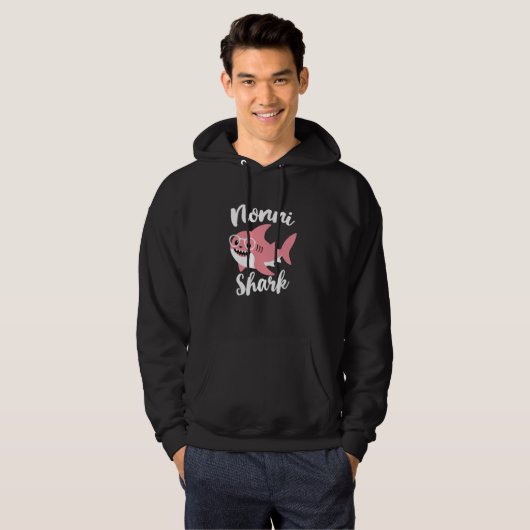 Nonni Shark Mother's Day Grandma Funny Hoodie (Vorne ganz)
