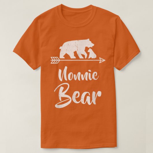 Nonnie Bear Matching Family Weihnachtskostüm T-Shirt (Design vorne)