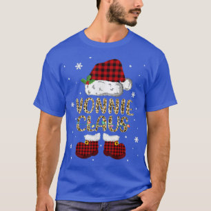 Nonnie Clause Weihnachtsmannmütze Weihnachten Froh T-Shirt