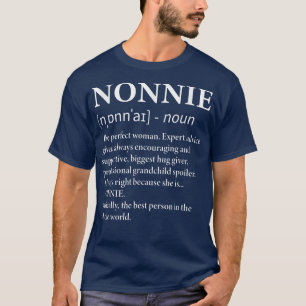 Nonnie Definition Oma Funny Großmutter T-Shirt