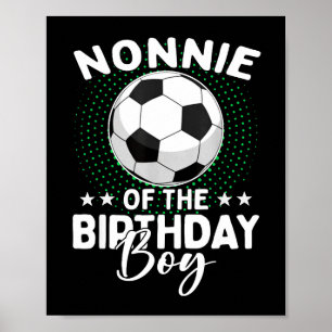 Nonnie des Geburtstags-Soccer-Spielers Geburtstag Poster