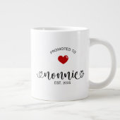 Nonnie Established New Grandmother Gift Jumbo-Tasse (Rechts)