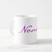"Nonnie" Kaffee-Tasse Kaffeetasse (Vorderseite Links)