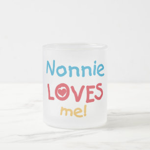 Nonnie Lieben ich T-Shirts und Geschenke Mattglastasse