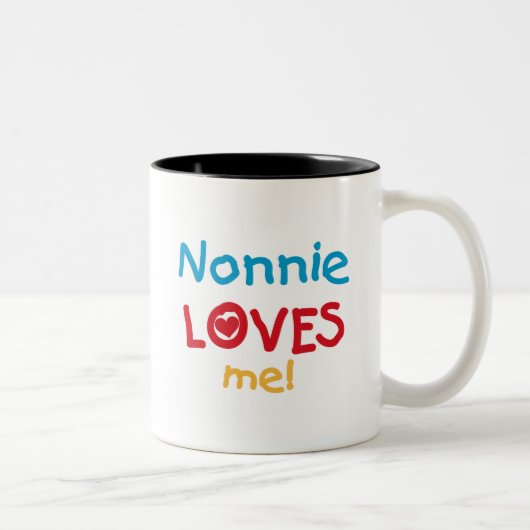 Nonnie Lieben Me Tshirts und Geschenke Zweifarbige Tasse (Rechts)