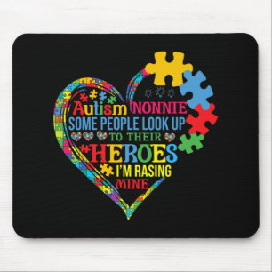 Nonnie Raising Hero Mütter Day Autismus Nonnie Fam Mousepad