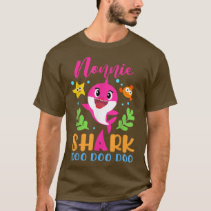 Nonnie SharkNonnie Shark Lover Familienmütter Tag T-Shirt